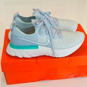 Nike React Infinity Run Flyknit ‘Hydrogen Blue’ SIZE 9 NWT